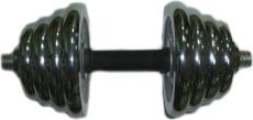 Гантель Cliff 20 LB 9 кг никель