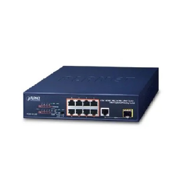 Коммутатор Planet FGSD-1011HP 10x, неуправляемый