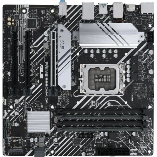 Материнская плата ASUS PRIME B660M-A D4-CSM LGA 1700, Intel B660, mATX, Ret