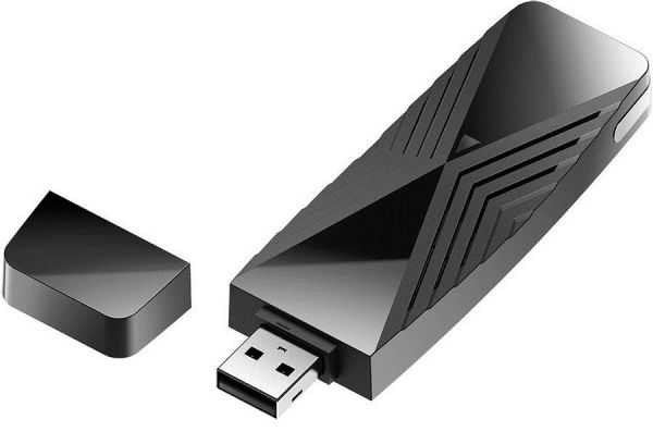 Сетевой адаптер D-link DWA-X1850 WiFi USB 3.0, черный