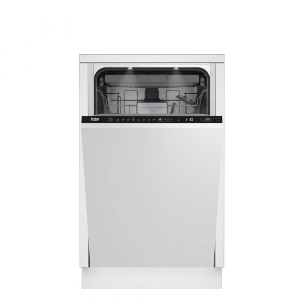 Встраиваемая посудомоечная машина BEKO BDIS38121Q узкая, белый